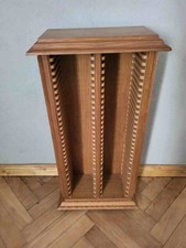 altes CD Regal, Ständer, aus Eiche, sehr massiv und schwer