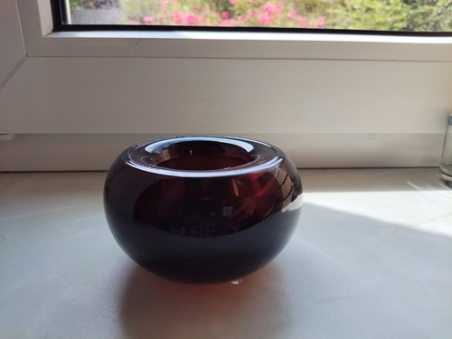 Teelichthalter massiv glas - massiv,