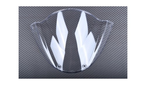 Klar windschild carbon grau - klar,