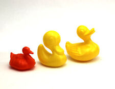 3 DDR Plastikenten Ente Spielzeug Kunststoffente