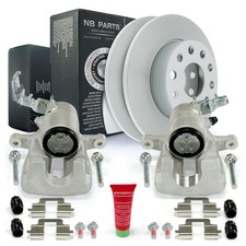 2x Bremssattel + Bremsscheiben