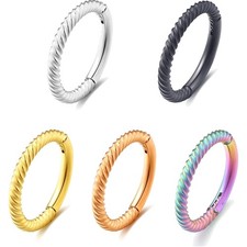 Nasenpiercing Ring 5 Stück