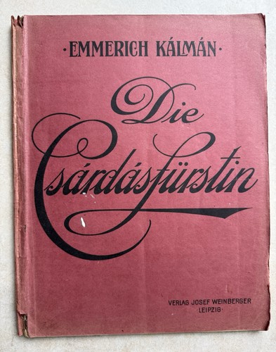 Antiquarisches notenheft der - antiquarisches,