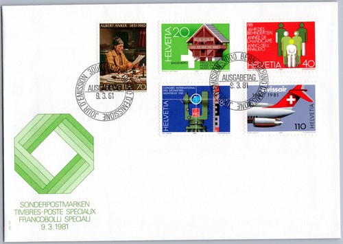 Schweiz fdc bern - schweiz, 1981
