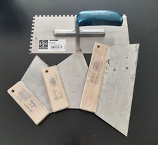 Konvolut Kellen Zahnspachteln Glättkelle Edelstahl