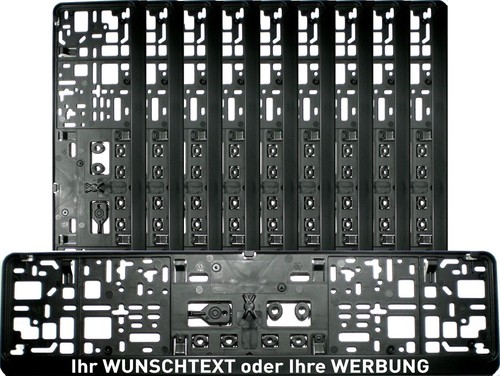 Kennzeichenhalter mit - 10, !