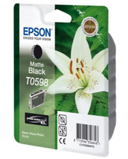 Epson T0598 (C13T05984010) Orig. Tintenpatrone Schwarz für Stylus Photo R2400