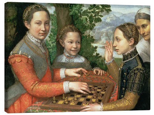 Leinwandbild schachspiel - leinwandbild,