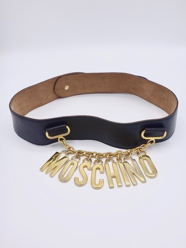 Moschino ledergürtel vintage - ledergürtel,