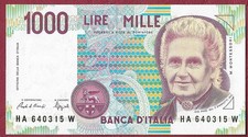 Italien/Italy 1000 Lire P-114a Ciampi/Speziali (1990) UNC/AUNC