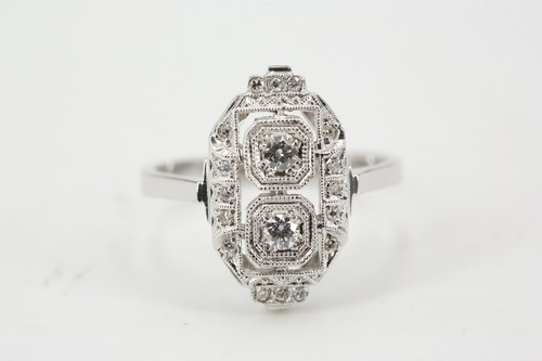 Art deco ring 950 - art,