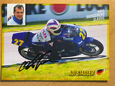 Adi Stadler Autogramm handsigniert Motorrad Rennfahrer Deutschland