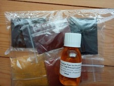 Lackierfarbe Set, 5 Pigmente &