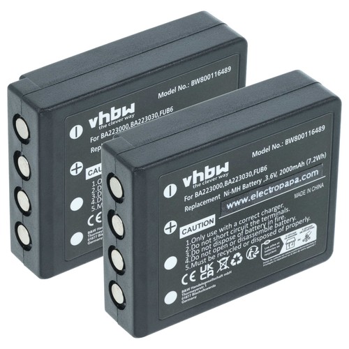 Akku für hbc radiomatic - 2x,
