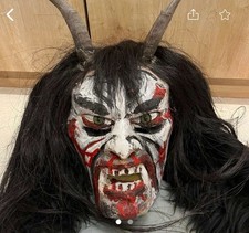 Krampus Maske Holz Kinder