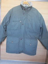 DAUNEN Steppjacke Daunenjacke Gr.50/52 Herren dunkelgrün Federleicht und warm