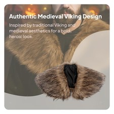 Kunstpelzkragen Barbar Larp