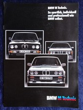 BMW M Technic Prospekt 1986, M