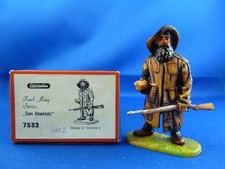 Elastolin 7cm Wildwest Trapper Nr.7532 "Sam Hawkins" + OVP Karton Box 1.Version