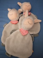 3 x Schmusetuch Esel m