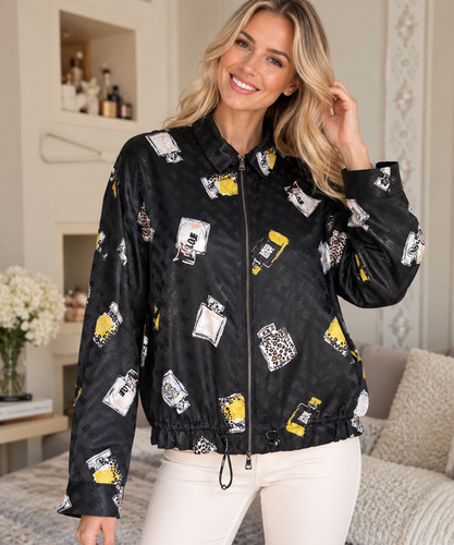 Marc cain damen blouson - marc, seide