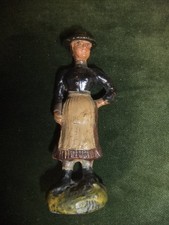 alte Massefigur Tracht Bäuerin Krippefigur ? Speicherfund