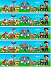 Tortenaufleger--Bordüren--Paw Patrol---Tortenrand-Geburtstag---Fondant //Oblate