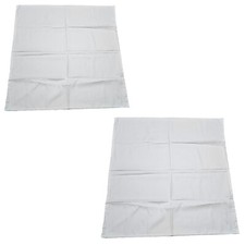 2er Kopfkissenbezug 60x80 Weiß Kissenbezug Kissenhülle Baumwolle Hotelverschluss