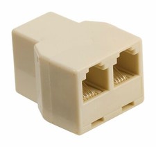 RJ11 Y Splitter Adapter Verteiler Telefon Doppler T Verteiler für Telefon Kabel