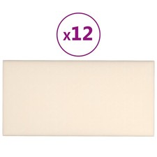 Wandpaneele 12 Stk. Creme