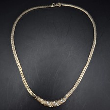 Vintage gold ton snake chain - vintage,