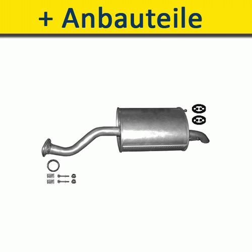 Endtopf auspuff für honda - auspuff+,