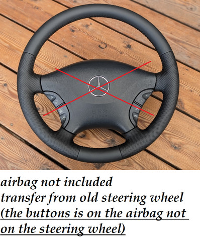Neu lederlenkrad mercedes w906 - mercedes,