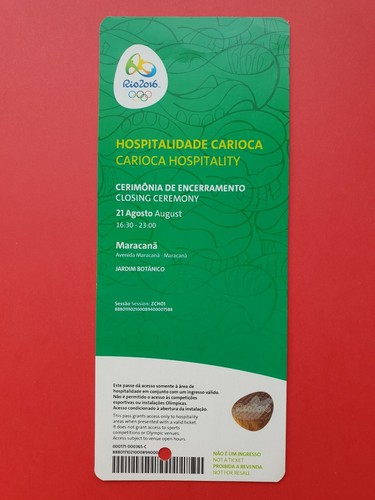Used ticket olympic games - olympic,