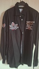 Camp David Herren Hemd Langarm Schwarz XXXL