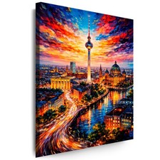 Bilder leinwand berlin stadt - berlin,