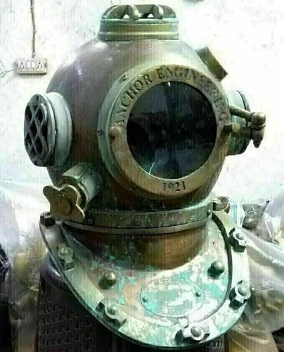 Vintage tauchhelm antik scuba - vintage,