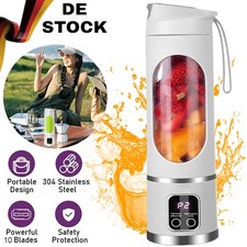 Tragbarer Mixer,450mL Kleiner Mixer für Shakes&Smoothies Elektrischer Saftmixer