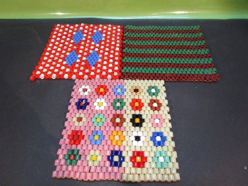 Bunte untersetzer aus - untersetzer,