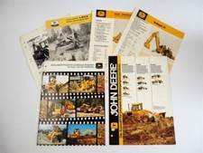 5 Prospekte John Deere Baumaschinen Heckbagger 94 95 Planiergerät 805 + Fotos