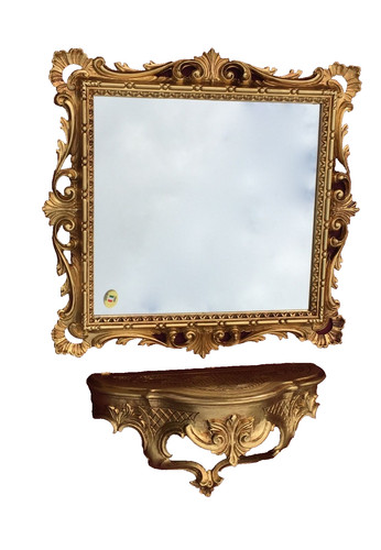 Wandspiegel mit konsole barock - wandspiegel,