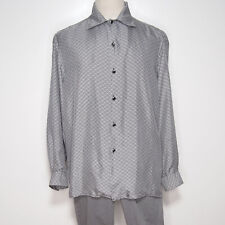 Versace Seidenhemd Knopfleiste