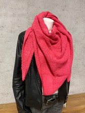 ❤ XL SCHAL flauschig Schal-Tuch Damen dicker Dreieckstuch groß Wolle UNI Farben