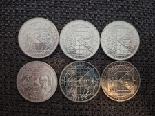 6 x 10 DM Münze 1996 Kolping Werk Prägestätte A