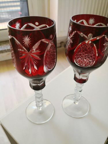 Bleikristall weinrömer mit - bleikristall,