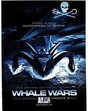 PTP85 WERBUNG 10x8" WHALE WARS ON THE ANIMAL PLANET TV SHOW