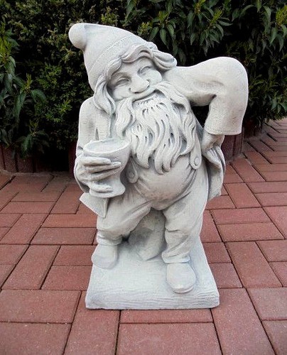Steinfigur zwerg steinguss - steinfigur, zwerg,