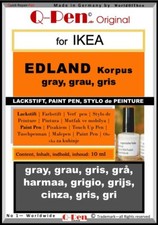 10mL Lackstift für IKEA EDLAND Korpus grau