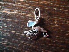 winziger Anhänger Bettelarmband Kinder 925er Sterling Silber Pelikan Charm B