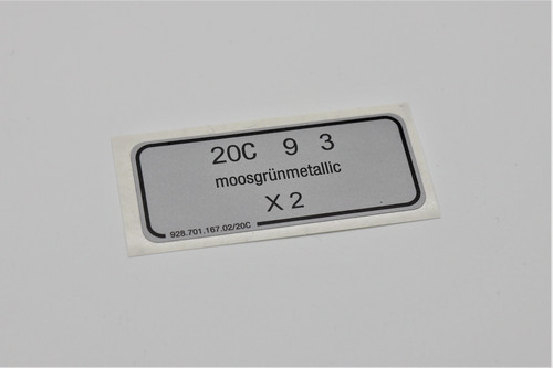 Aufkleber moosgrünmetallic - aufkleber,